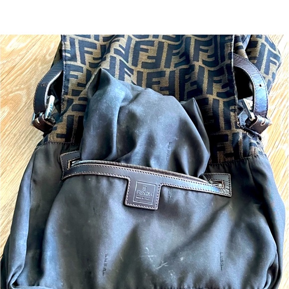 AUTHENTIC VINTAGE FENDI ZUCCA MAMA BAGUETTE - Picture 14 of 14